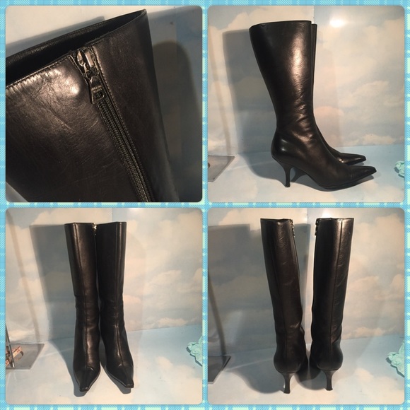 COPY - PRADA CLASSY BLACK BOOTS SZ-36/6 - Picture 2 of 4